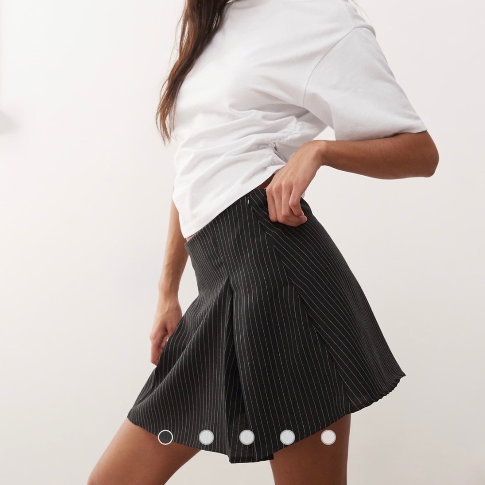 American Vintage Mini Pinstripe Skort